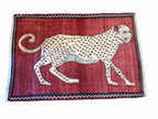 140 x 95 cm Shiraz Qashqai Nomadic Animal design Tribal Red Lion Rug - Rugoutlet
