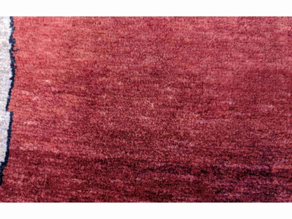 140 x 95 cm Shiraz Qashqai Nomadic Animal design Tribal Red Lion Rug - Rugoutlet