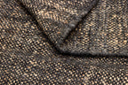 160x90 cm Black and brown jute and wool rug -200024WD - Rugoutlet