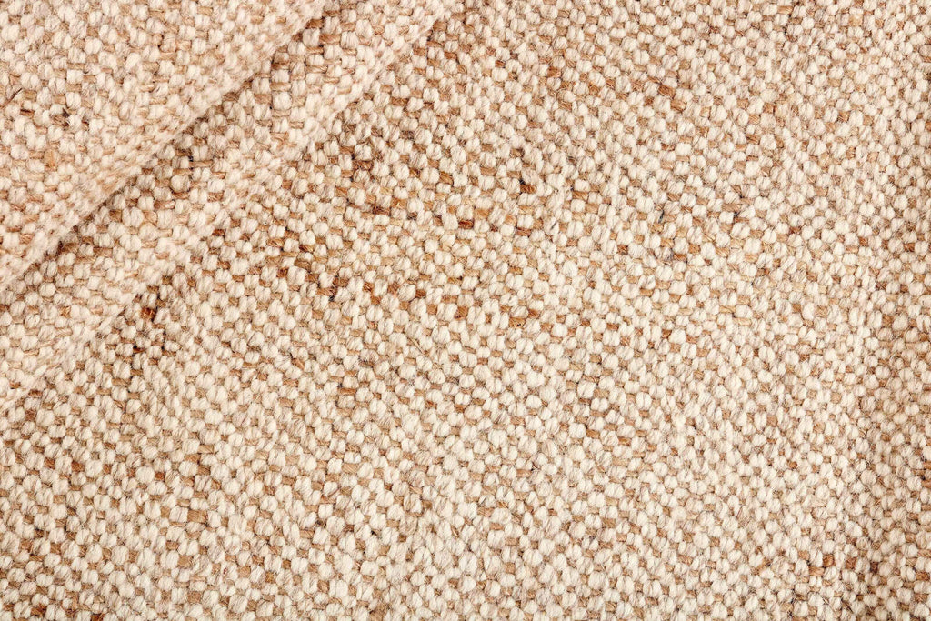 160x90 cm Jute & wool beige flat-weave Rug-200024WD - Rugoutlet