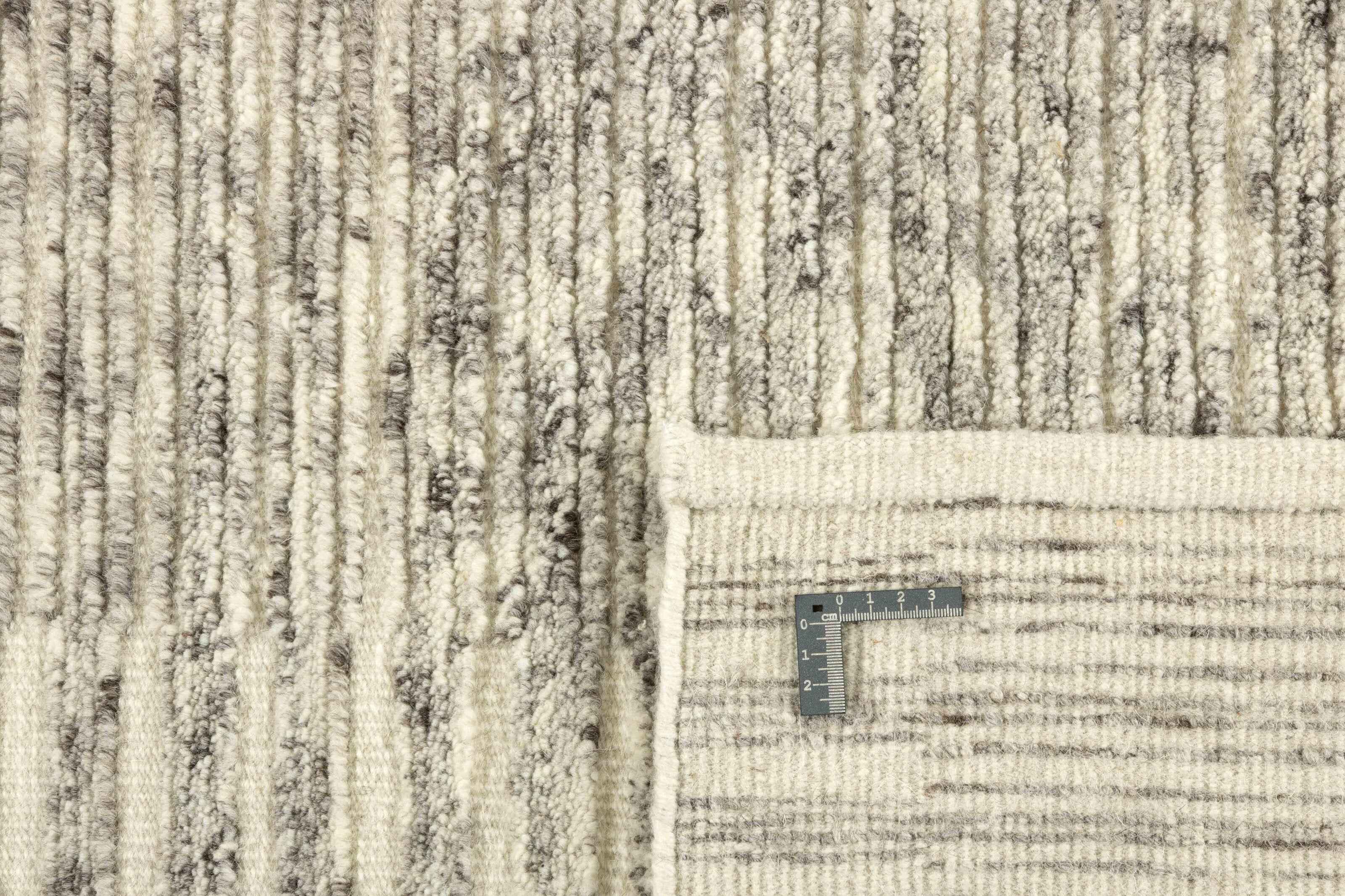 200x140 cm wool Beige Rug-River, Beige - Rugoutlet