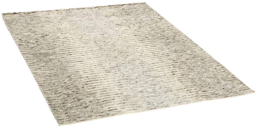 200x140 cm wool Beige Rug-River, Beige - Rugoutlet