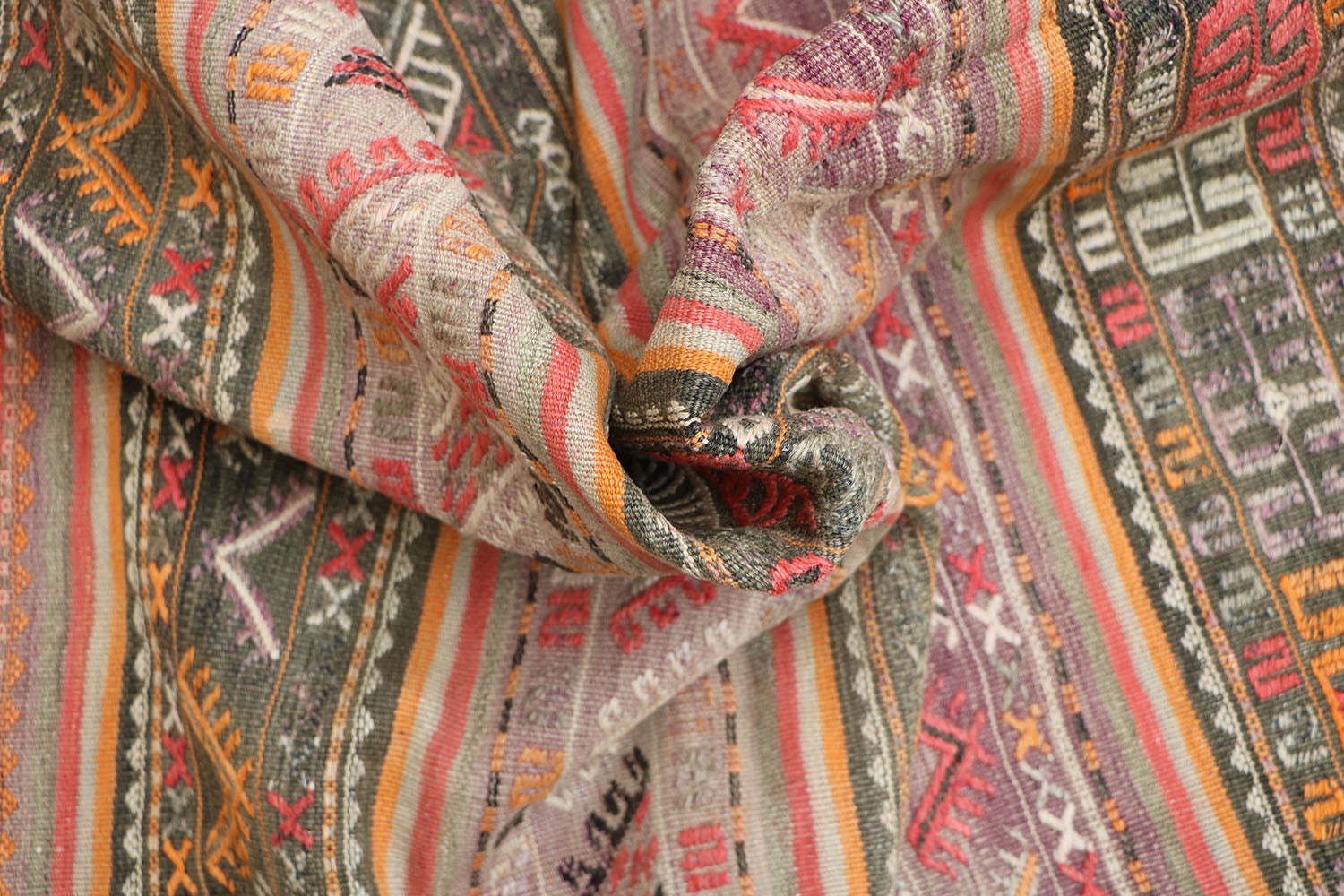 NARGIS Old Shahsavand Sumak Kilim 297 X 159 cm