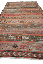 NARGIS Old Shahsavand Sumak Kilim 297 X 159 cm