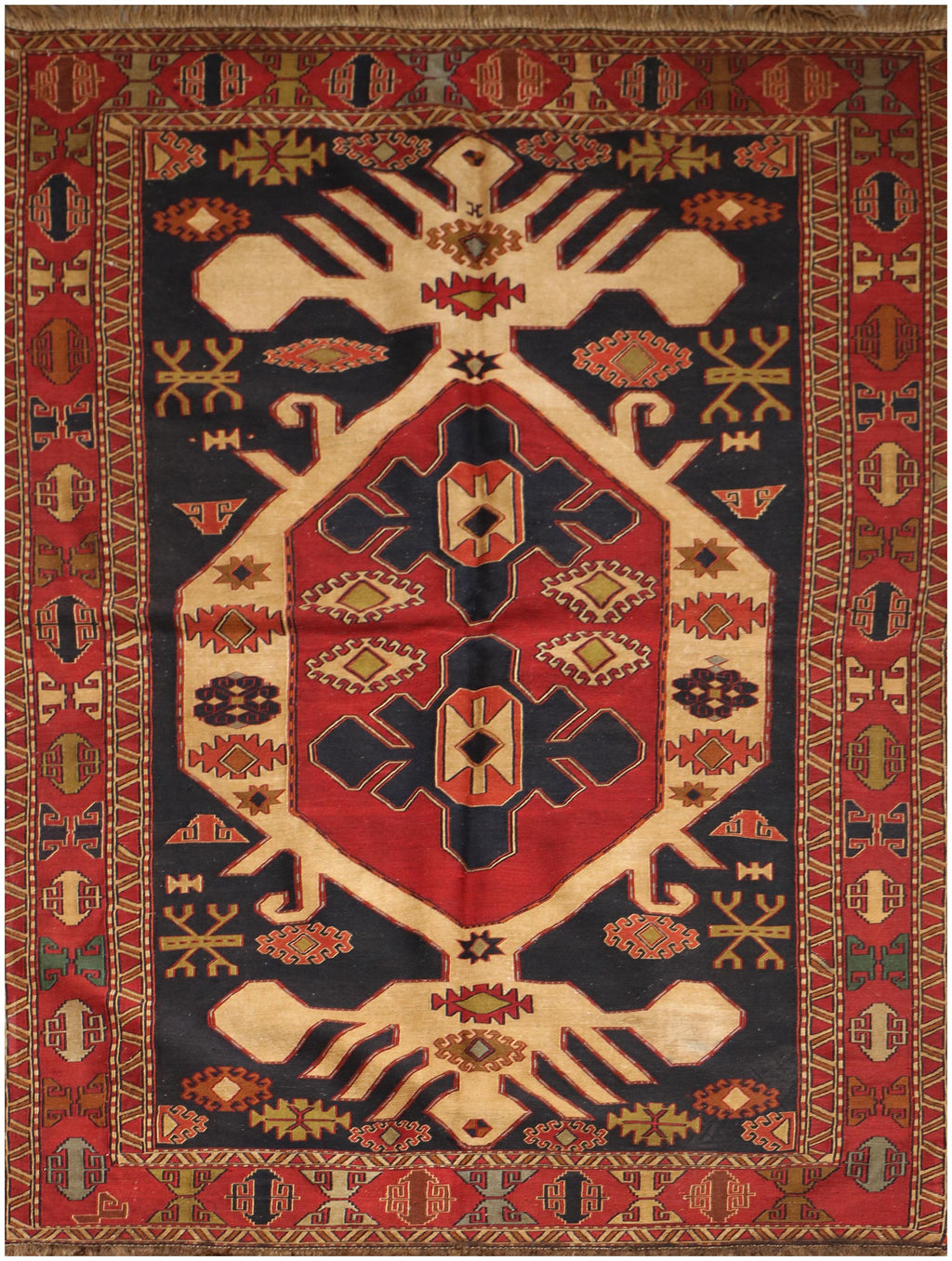 YALDA Fine Kazak kilim Sumac 205 x 116 cm