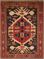 YALDA Fine Kazak kilim Sumac 205 x 116 cm