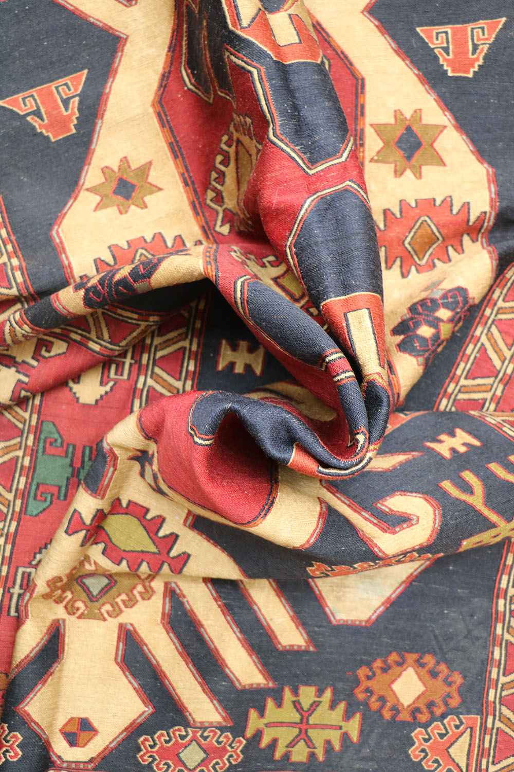 YALDA Fine Kazak kilim Sumac 205 x 116 cm