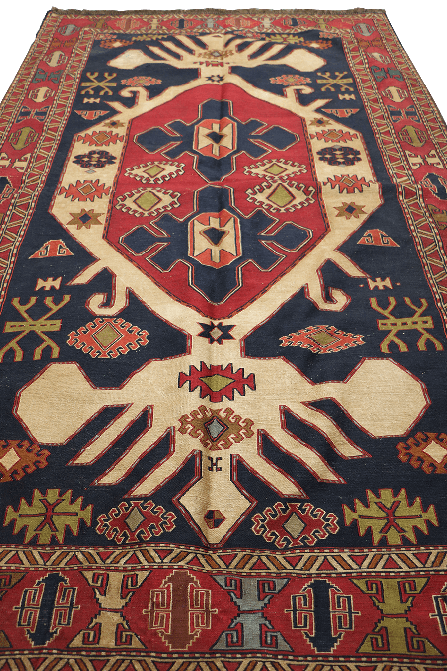YALDA Fine Kazak kilim Sumac 205 x 116 cm