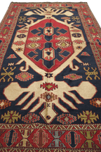 YALDA Fine Kazak kilim Sumac 205 x 116 cm