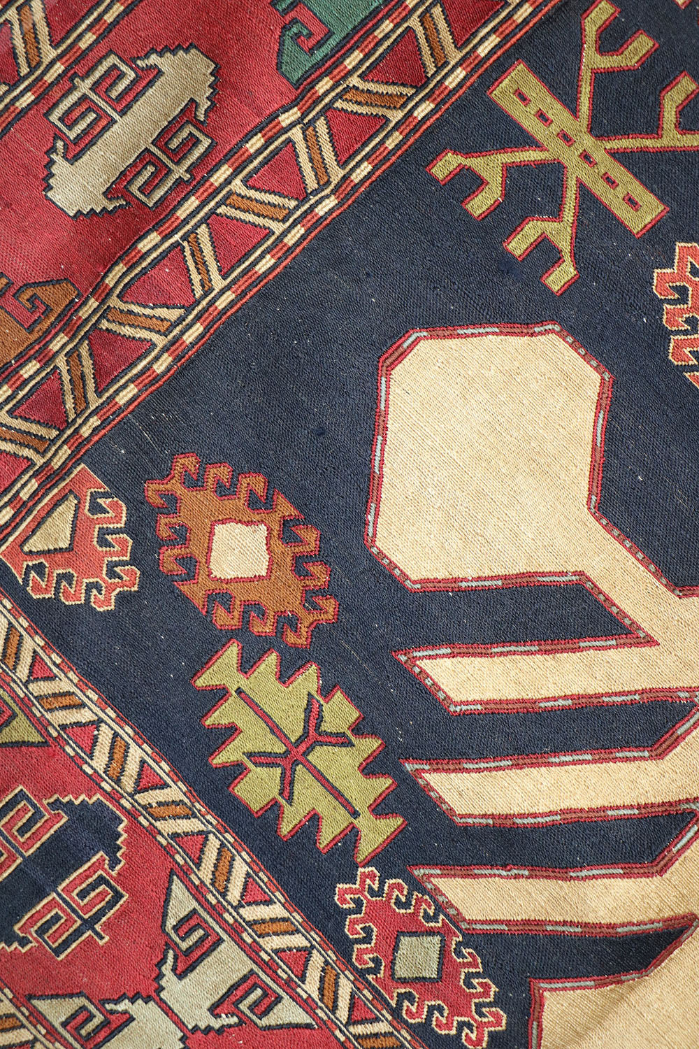 YALDA Fine Kazak kilim Sumac 205 x 116 cm