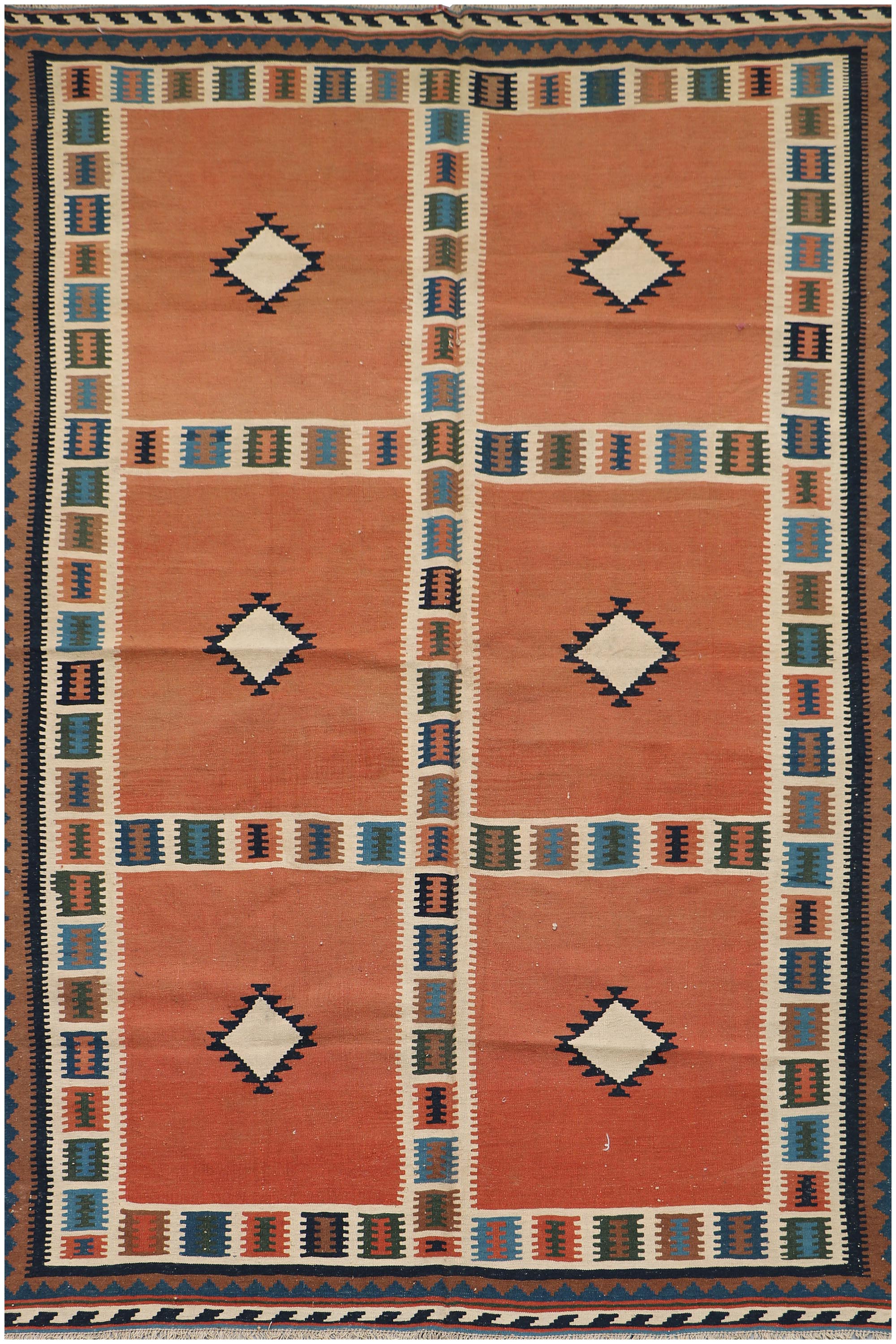 SHAI Qashqai Tribal Kilim 203 x 303 cm