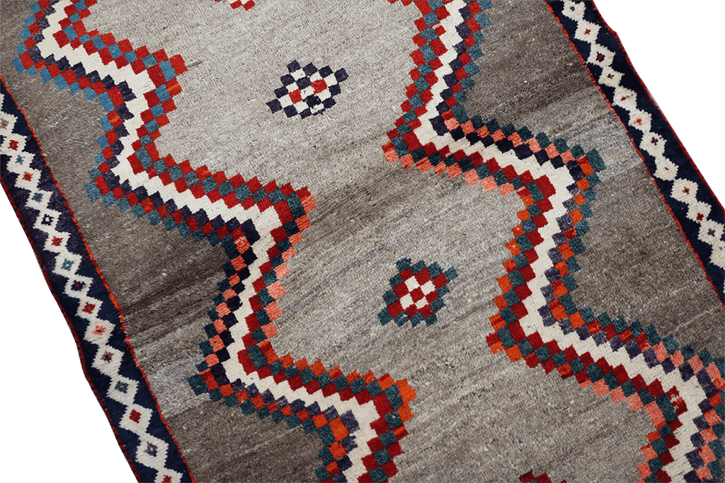 179x122 cm Gabeh Tribal Wool Rugs Hand Knotted Beige Brown - Rugoutlet