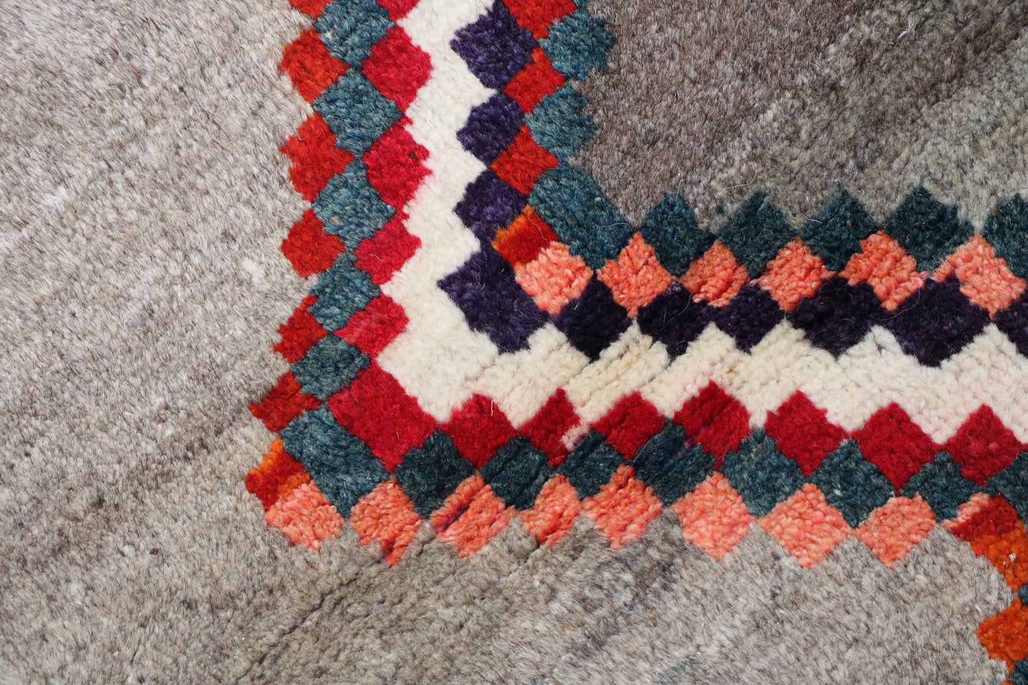 179x122 cm Gabeh Tribal Wool Rugs Hand Knotted Beige Brown - Rugoutlet