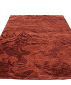 181 x 124 cm (5.94 x 4.07 ft) Gabbeh Tribal Wool Rugs Hand Knotted Peach Colour - Rugoutlet