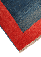 A traditional Gabeh Tribal Wool Rug