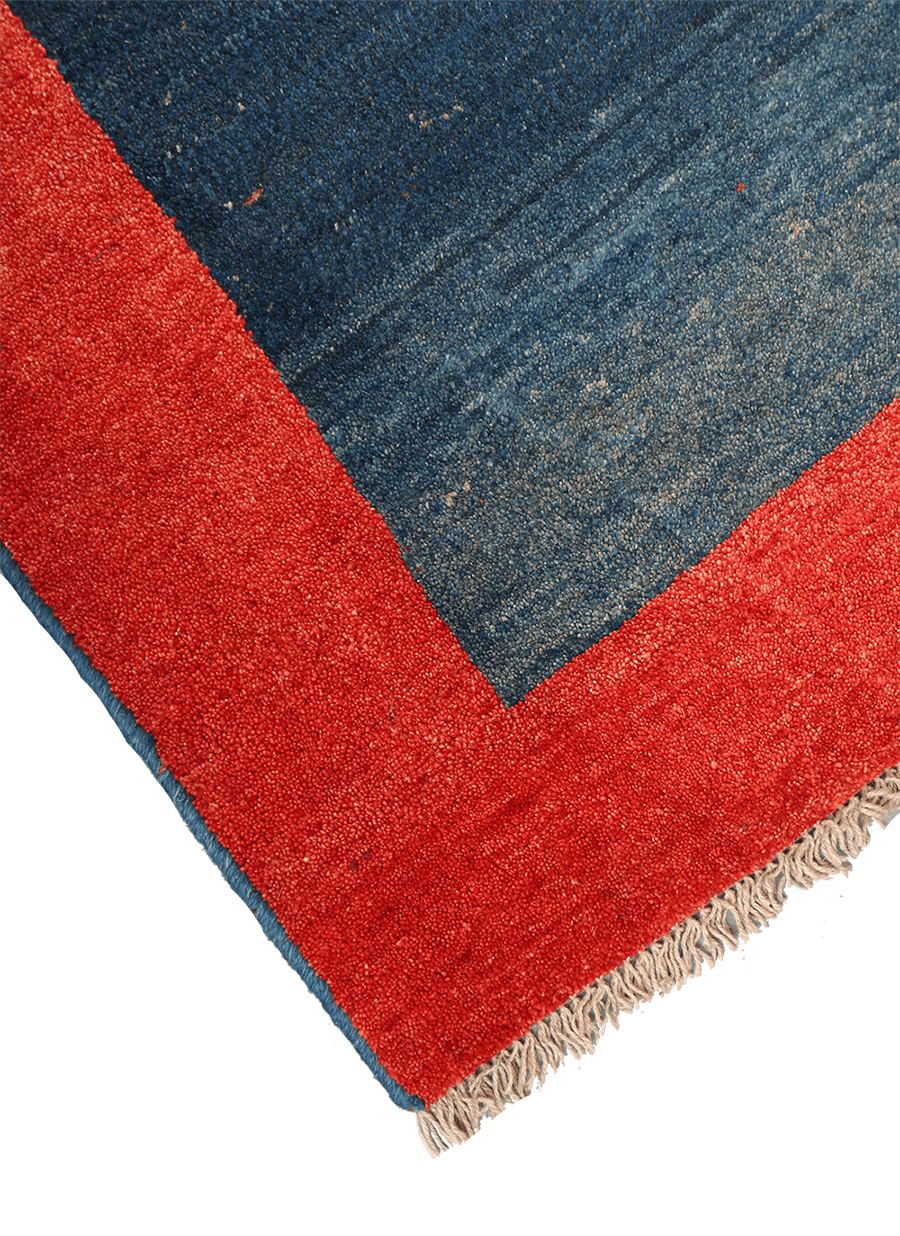 A traditional Gabeh Tribal Wool Rug