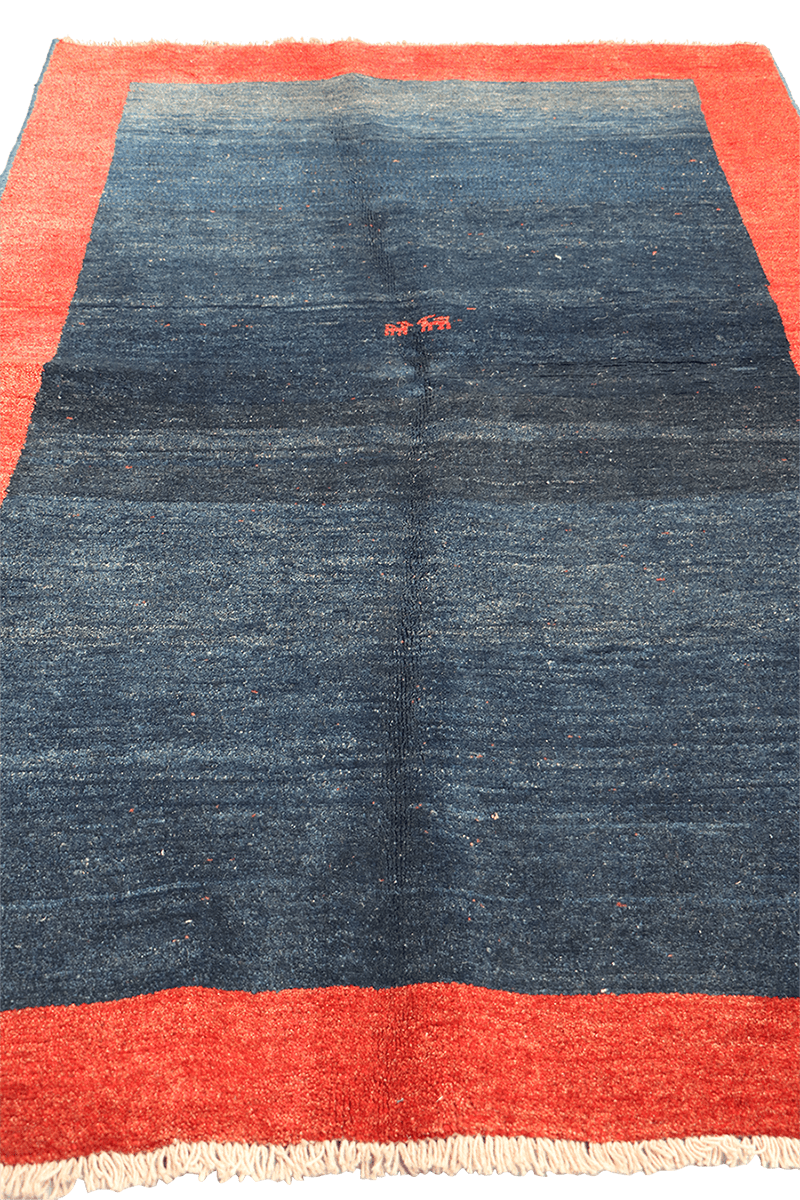 A traditional Gabeh Tribal Wool Rug