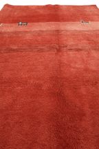 170 x 130 cm Persian Gabbeh Tribal Wool Rugs Hand Knotted Red Colour - Rugoutlet
