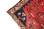 127 x 200 cm Persian Qashqai Tribal Wool Rugs Handcrafted Blue Red - Rugoutlet