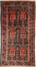 A Persian Baluch Tribal Wool Rug