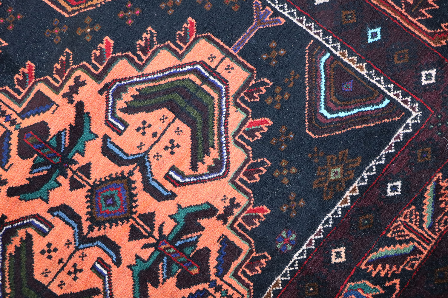 A Persian Baluch Tribal Wool Rug 