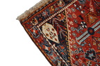 213 x 132 cm Persian Qashqai Tribal Wool Rug Hand-Knotted Multi Colour - Rugoutlet