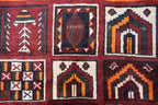 A hand-knotted Persian Qashqai Tribal Wool Rug