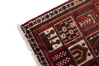 A hand-knotted Persian Qashqai Tribal Wool Rug