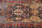 A traditional Bakhtiar tribal rug 