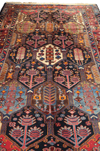 A traditional Bakhtiar tribal rug 