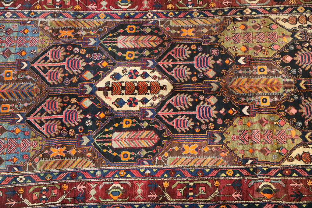 A traditional Bakhtiar tribal rug 