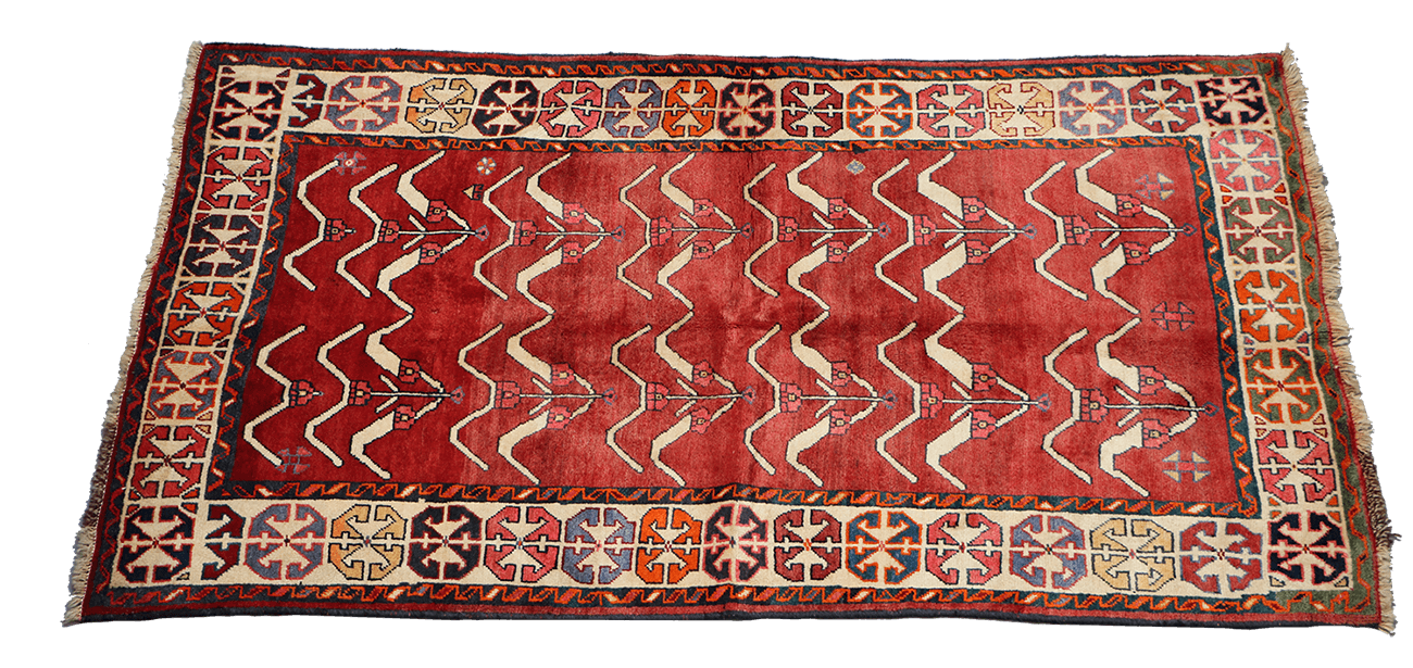 A Persian Qashqai Tribal Wool Rug