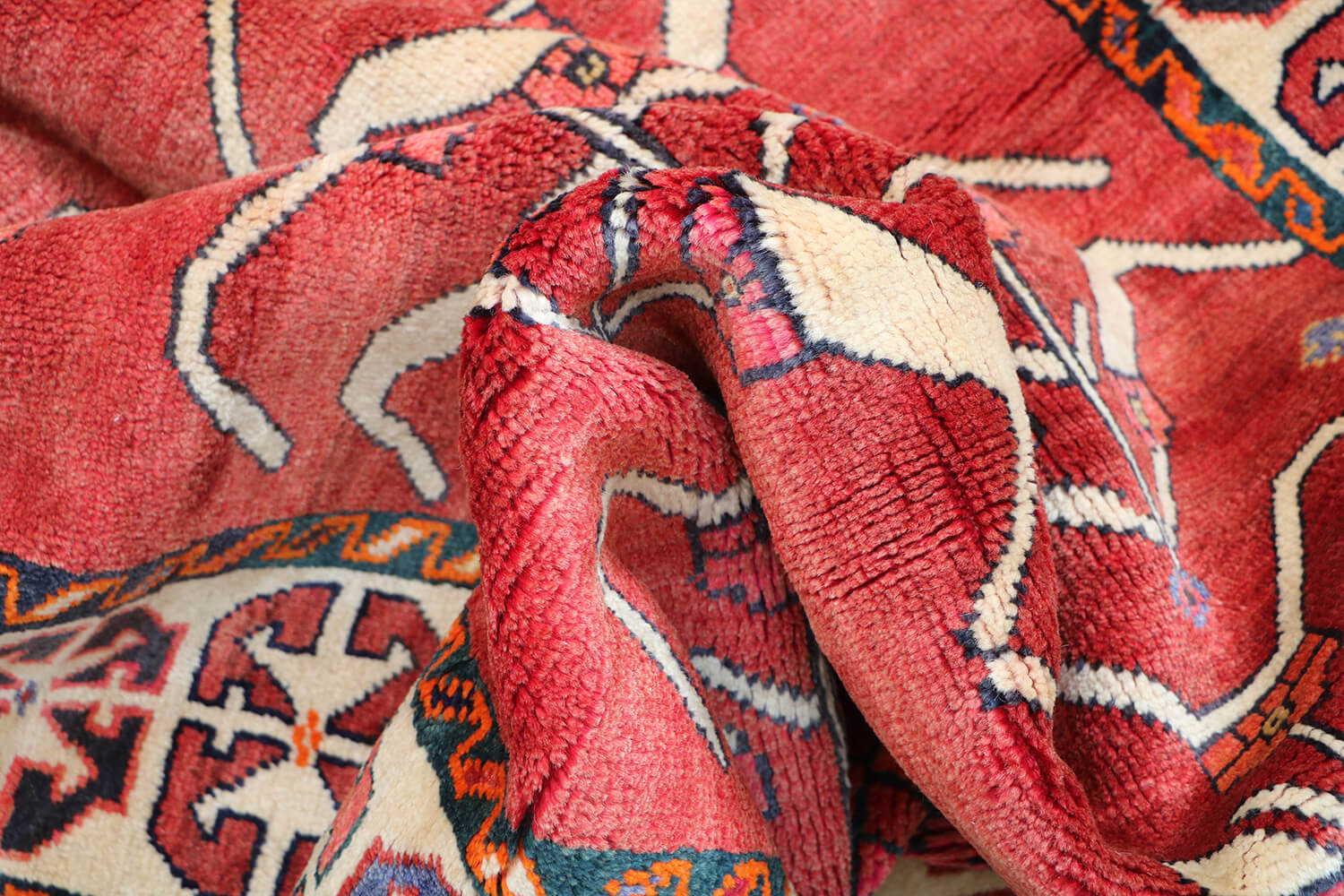 A Persian Qashqai Tribal Wool Rug