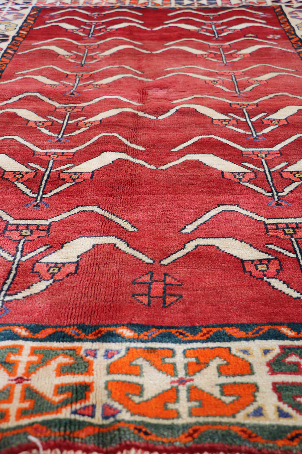 A Persian Qashqai Tribal Wool Rug