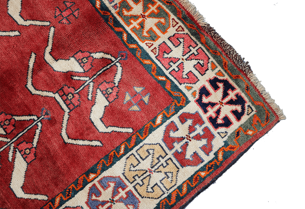A Persian Qashqai Tribal Wool Rug