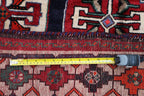 A hand-knotted Tribal Qashqai Wool Rug