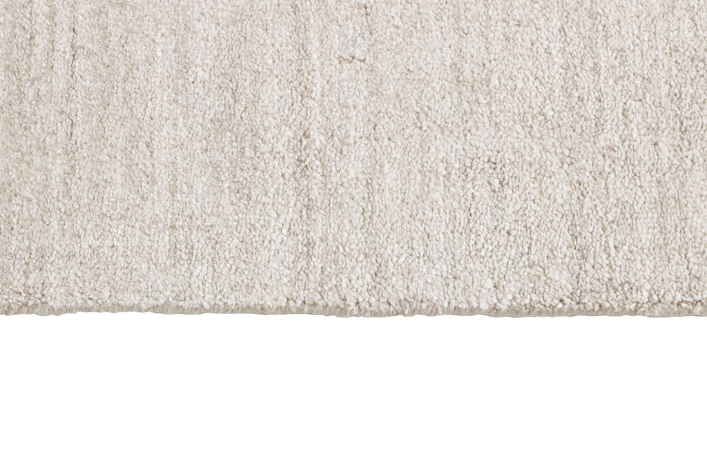 90x60 cm Indian Viscose Beige Rug-Robusto, Steel - Rugoutlet