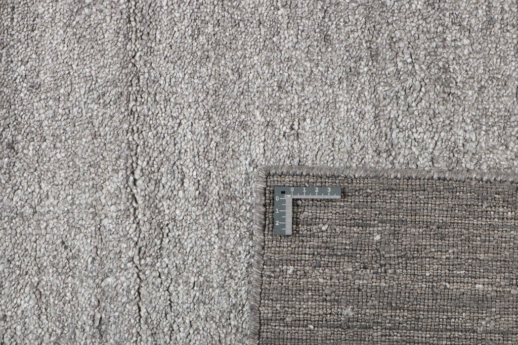 90x60 cm Indian Viscose Black Rug-5971A, White - Rugoutlet