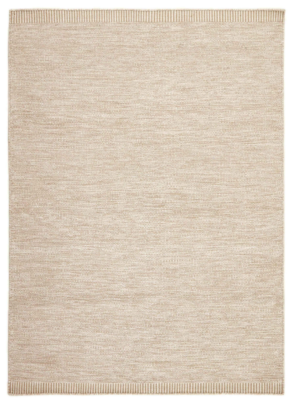 90x60 cm wool Beige Rug-J-96-02, Grey - Rugoutlet