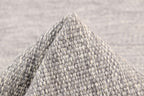 90x60 cm wool Black Rug-J-96-03, Steel - Rugoutlet