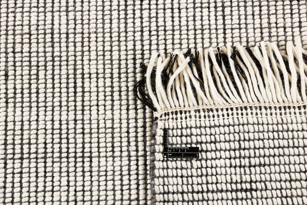 90x60 cm wool multicolour Rug-5971A, Steel Grey White - Rugoutlet