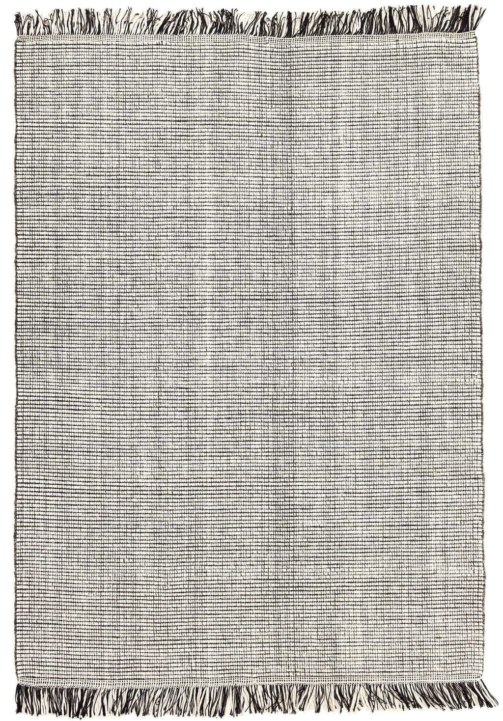 90x60 cm wool multicolour Rug-5971A, Steel Grey White - Rugoutlet