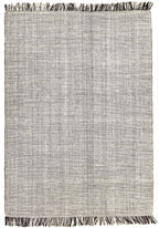 90x60 cm wool multicolour Rug-5971A, Steel Grey White - Rugoutlet
