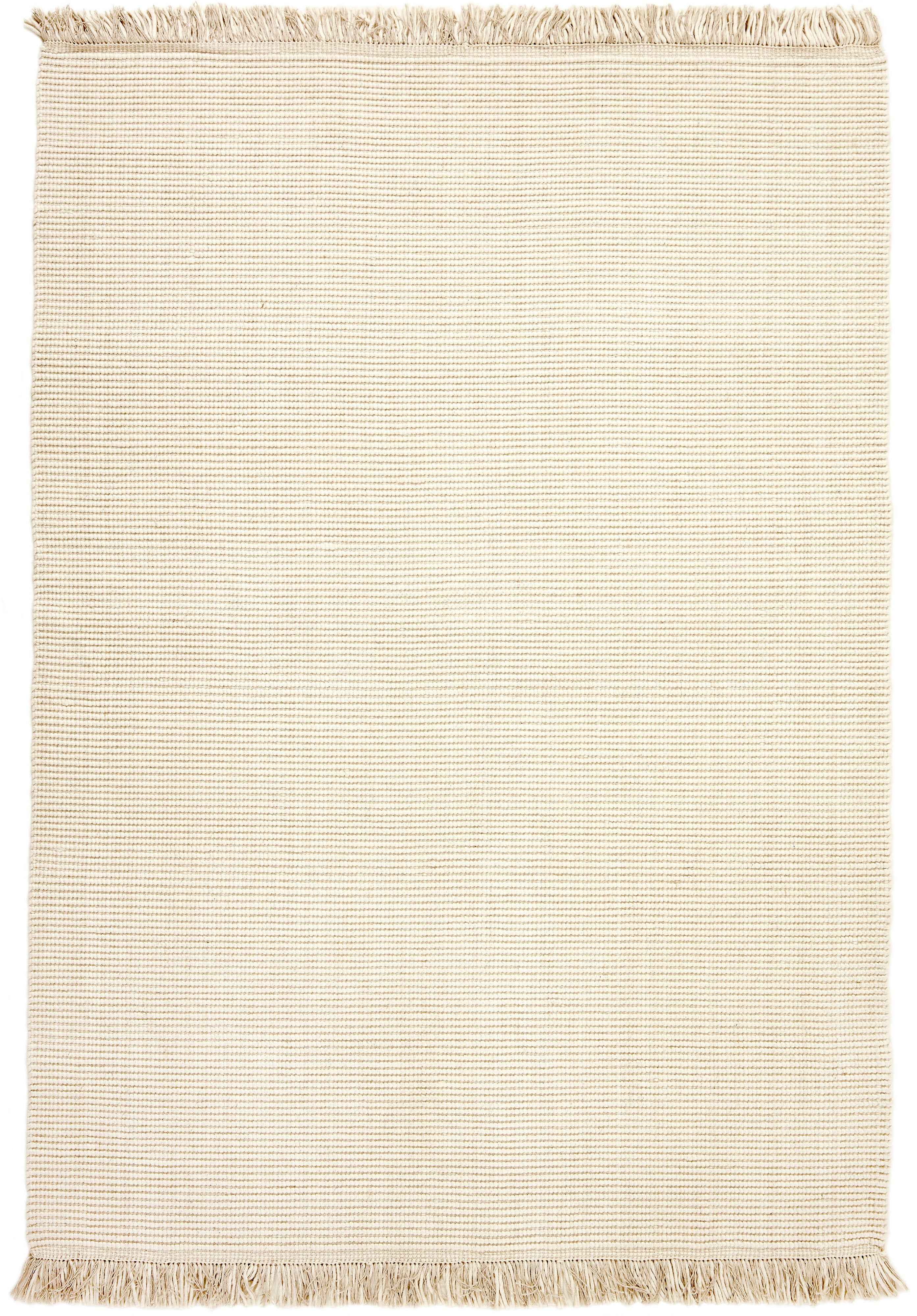 90x60 cm wool multicolour Rug-5971A, White - Rugoutlet