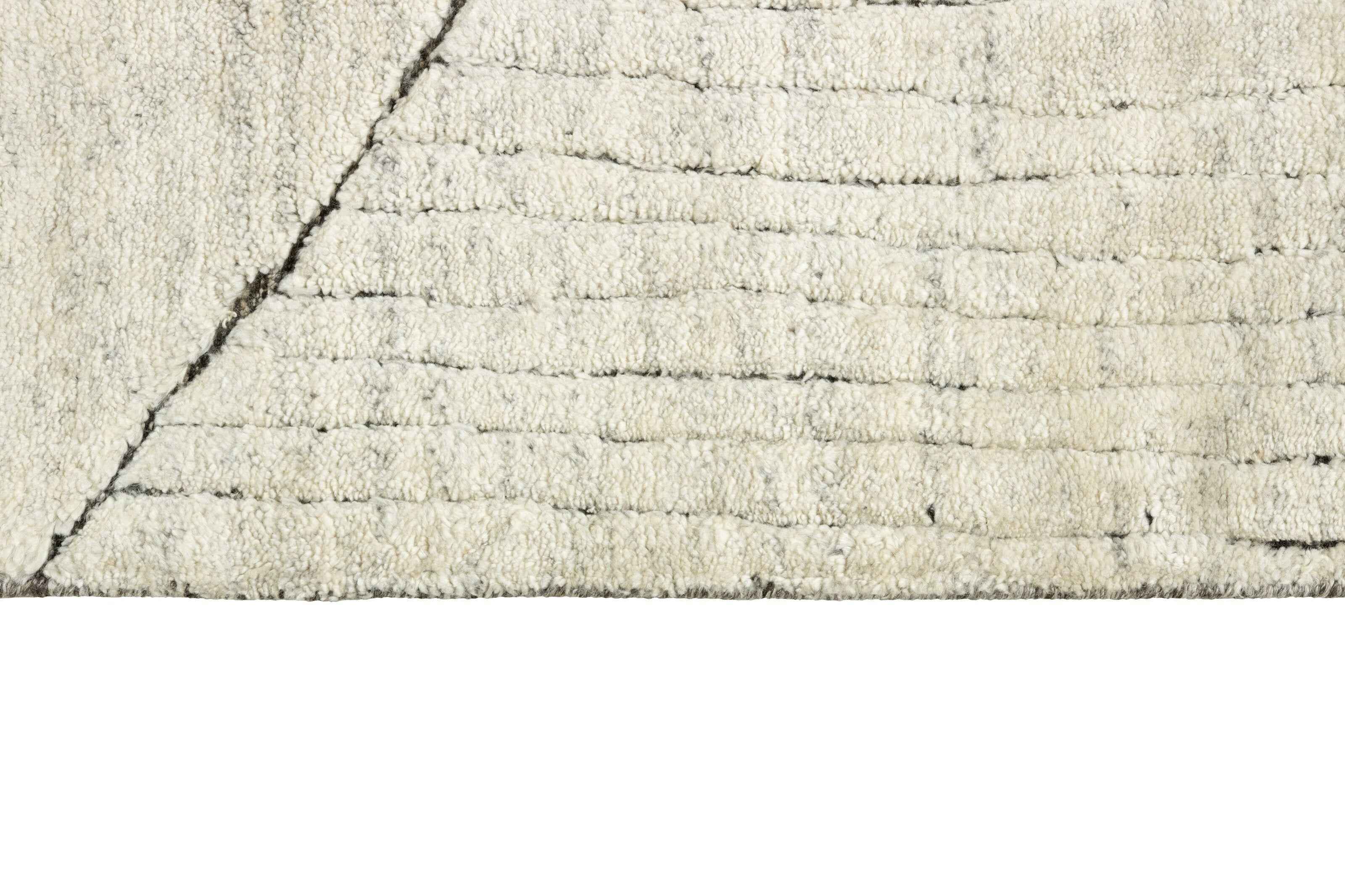 90x60 cm wool multicolour Rug-Fields, Natural - Rugoutlet