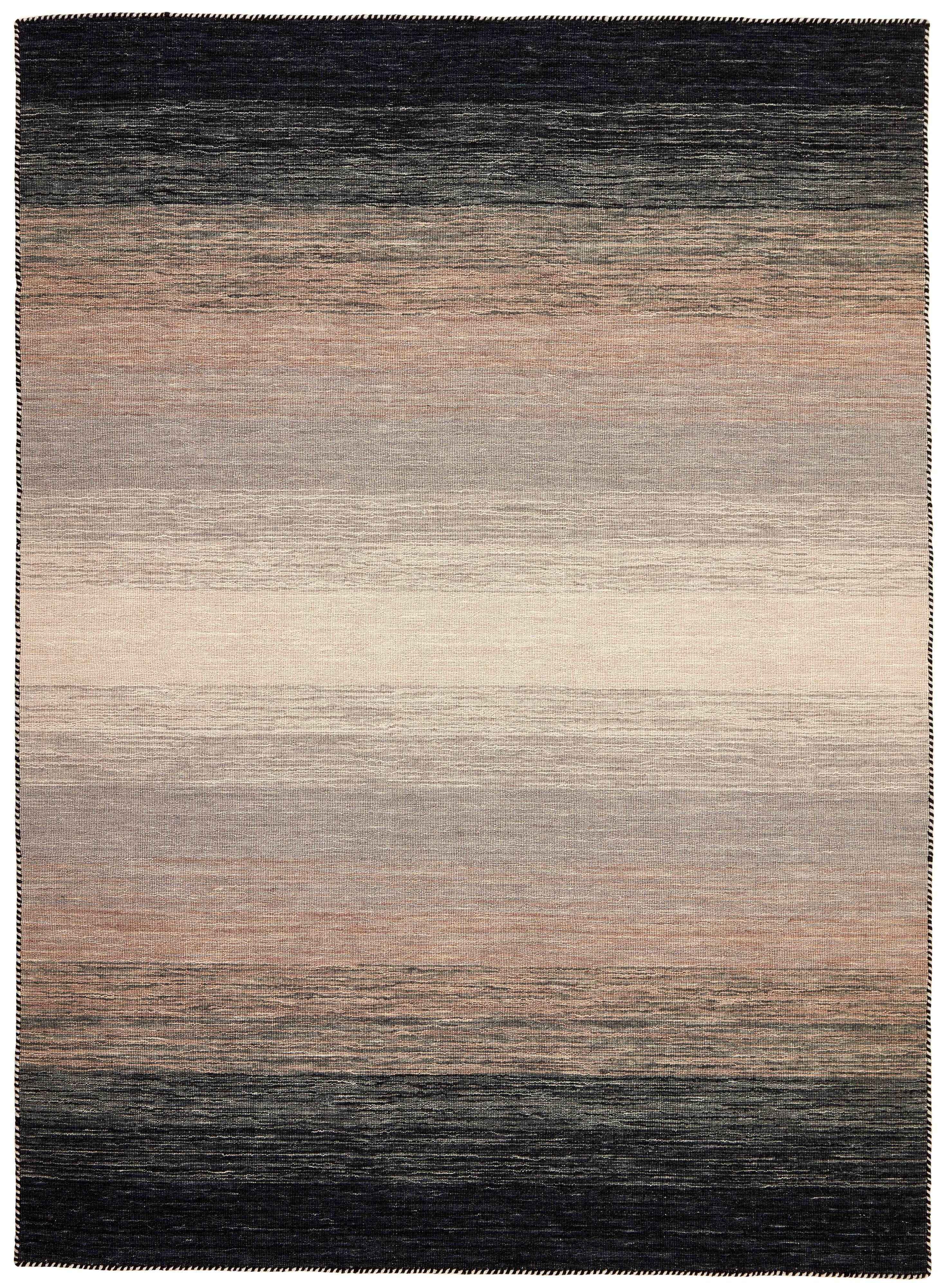 90x60 cm wool multicolour Rug-HLD181012 opt2, Grey Blue - Rugoutlet
