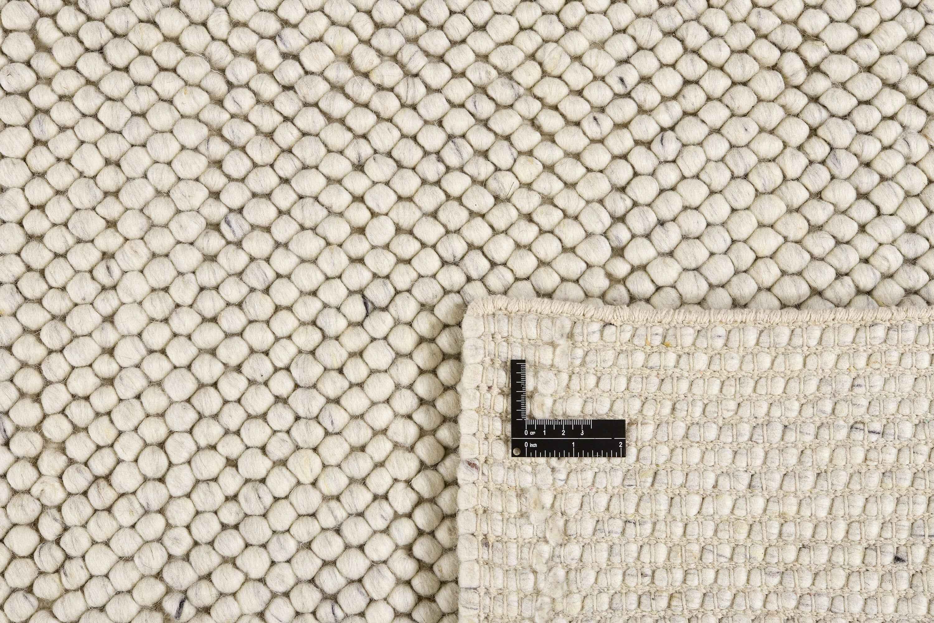 90x60 cm wool multicolour Rug-UD 782, Antracite - Rugoutlet