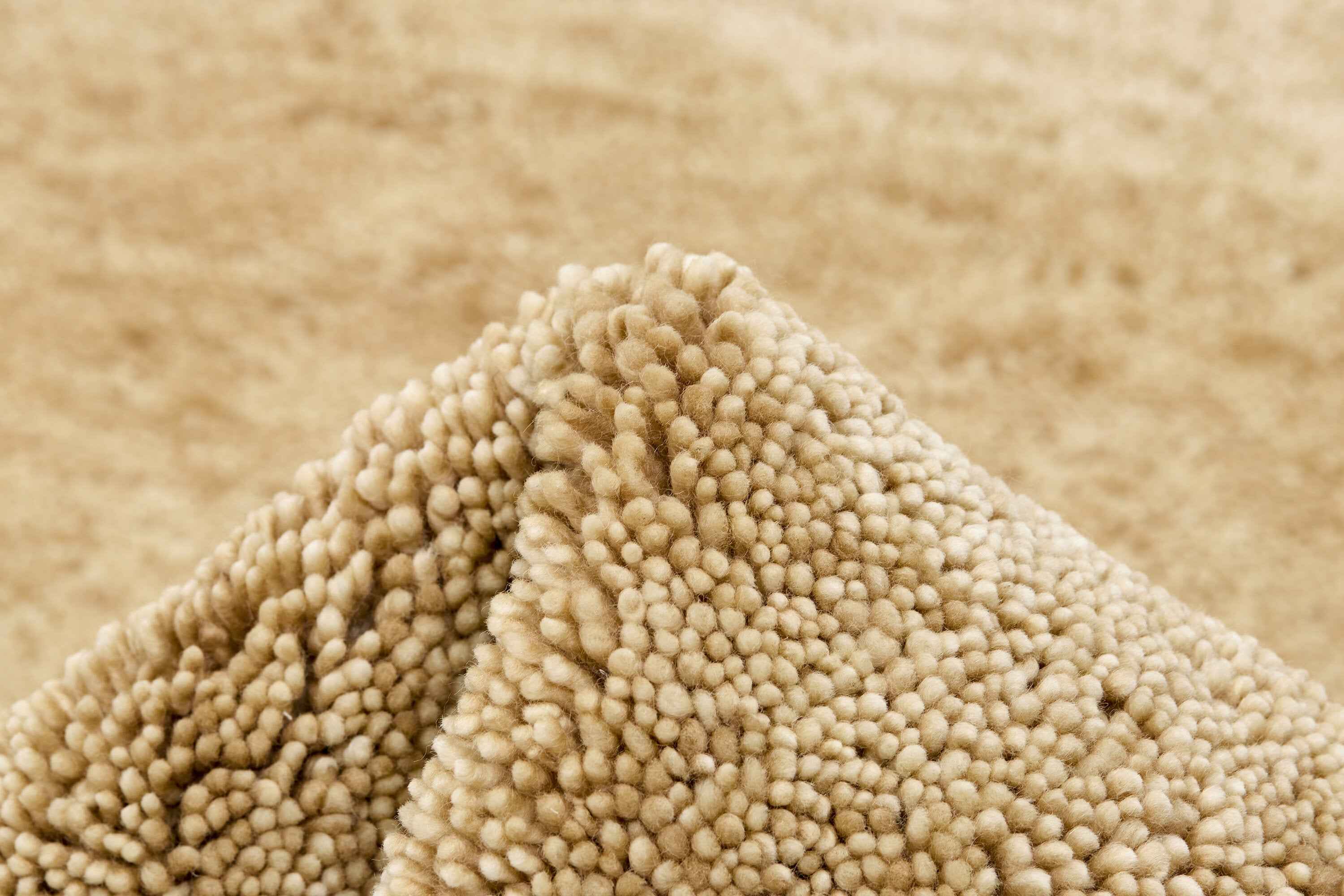 90x60 cm New wool multicolour Rug-HK-2003883, Beige - Rugoutlet