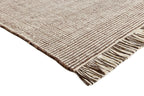 90x60 cm wool multicolour Rug-5971A, Brown White - Rugoutlet