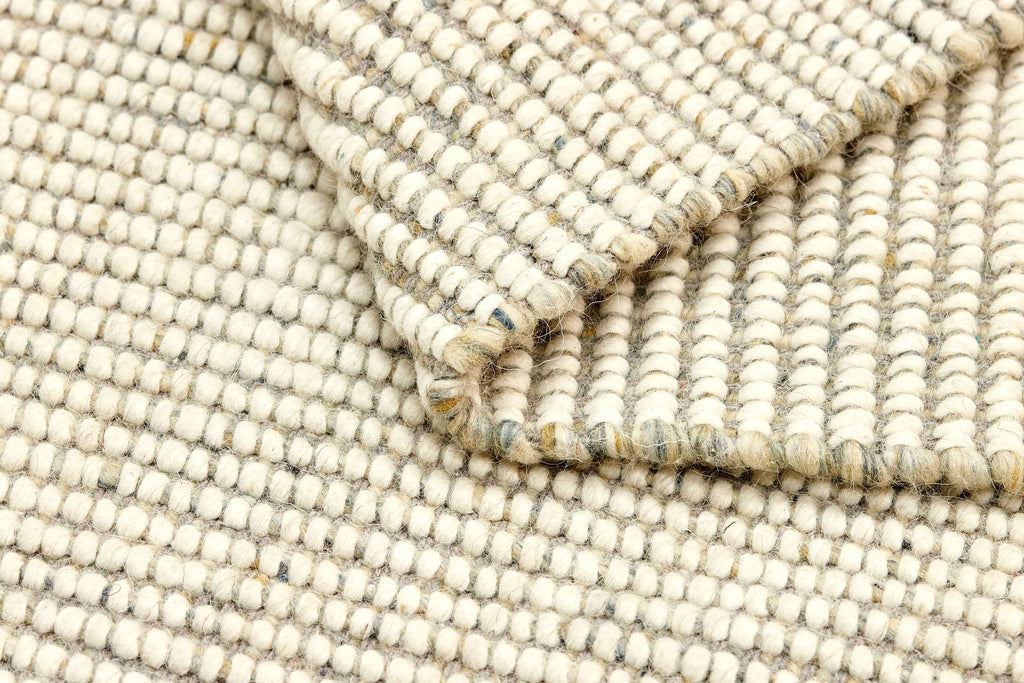 90x60 cm wool multicolour Rug-5971A, Grey White - Rugoutlet